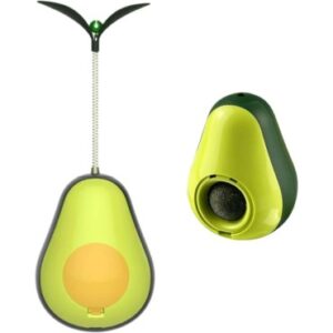 Alternative view of Avokado Şeklinde Kedi Naneli ve Mama Hazneli Kedi Oyuncağı