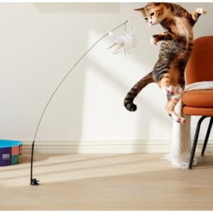 Alternative view of Vantuzlu Tüylü Zilli Kedi Oyun Oltası