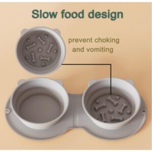 Alternative view of Mikopet Katlanabilir İkili Mama ve Su Kabı