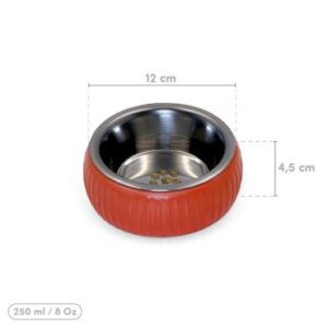 Alternative view of Mikopet Organik Seramik Mama Kabı Kiremit