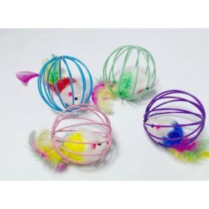 Alternative view of KAFESLI FARELI KEDI KÖPEK OYUN TOPU