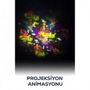 Alternative view of Bluetooth Özellikli Desenli Projektör Gece Lambası