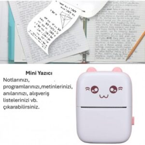 Alternative view of Mini Taşınabilir Yazıcı Printer