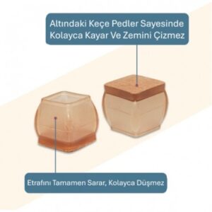 Alternative view of 4'lü Kauçuklu Sandalye Ayak Koruyucu Pabuç