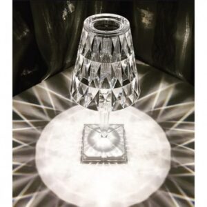 Alternative view of Kristal Abajur LED Kumandalı Ve Dokunmatik Masa Lambası