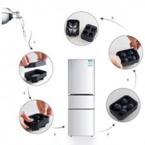 Alternative view of Kuru Kafa Şekilli Silikon Buz Kalıbı