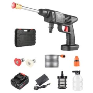 Alternative view of 48V Şarjlı Çift Bataryalı Taşınabilir Basınçlı Yıkama Sulama Tabancası