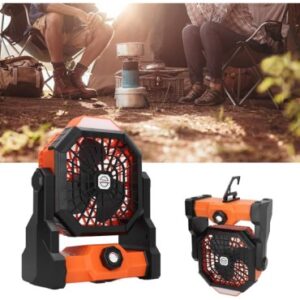 Alternative view of Mini Şarjlı Ledli Kare Fan