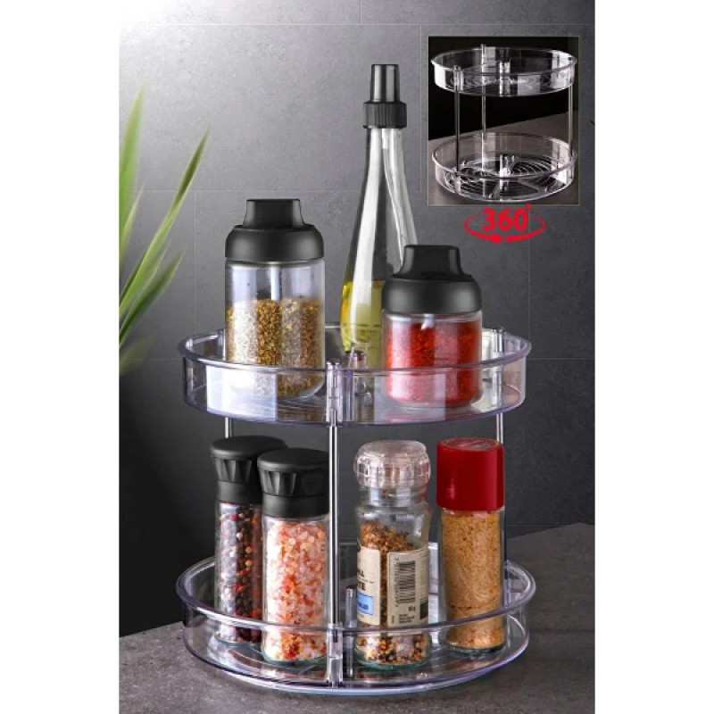 Çok Amaçlı Dönebilen 2 Katlı Organizer