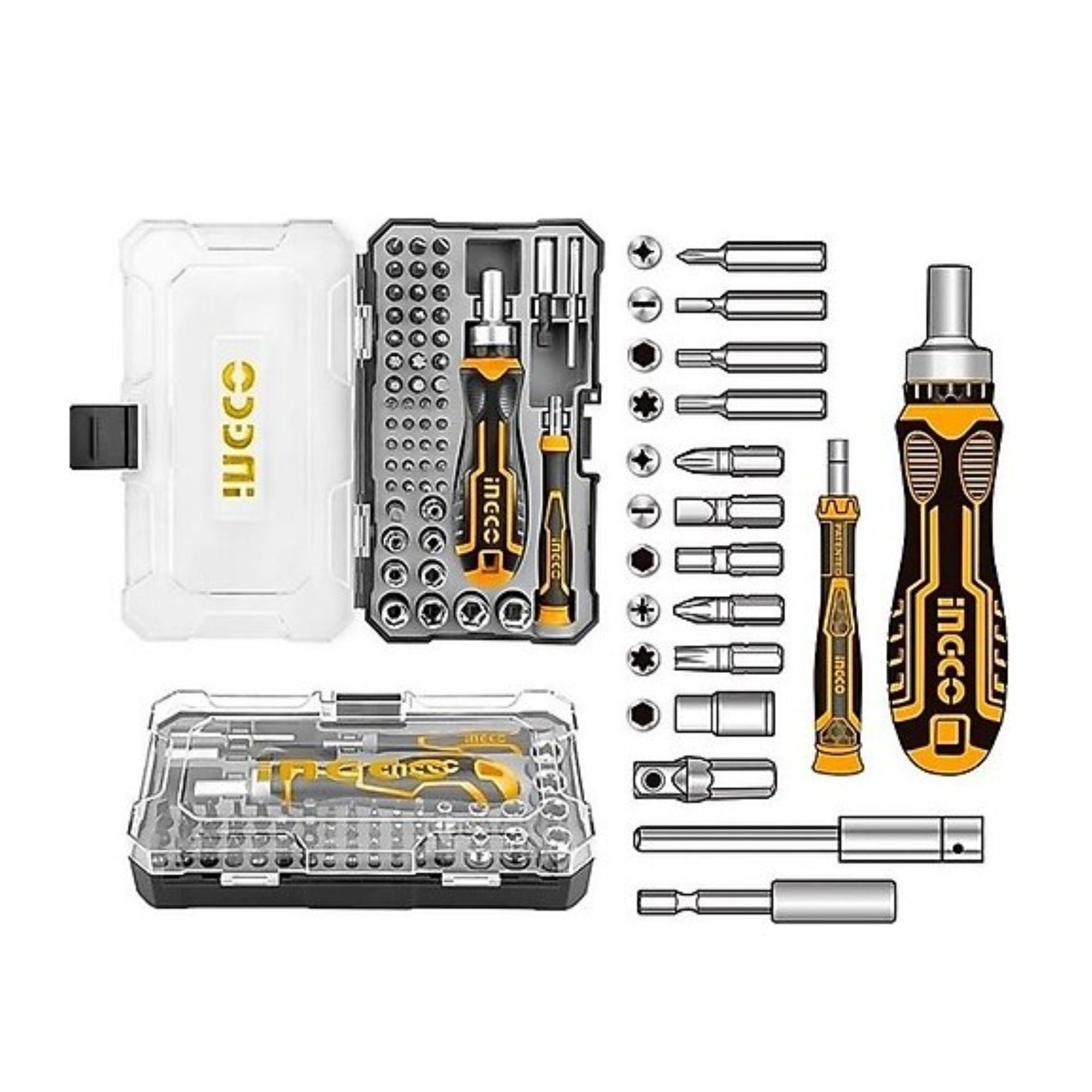 İngco Bits Tornavida Seti 55li - Görsel 2