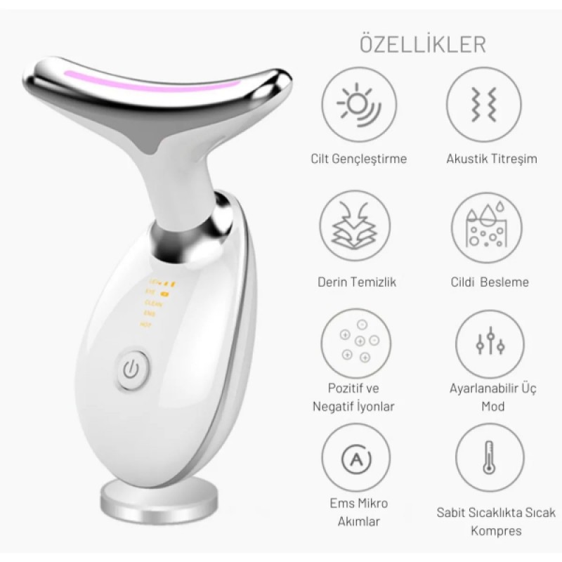 Kırışıklık Giderici Masaj Cihazı - Görsel 4