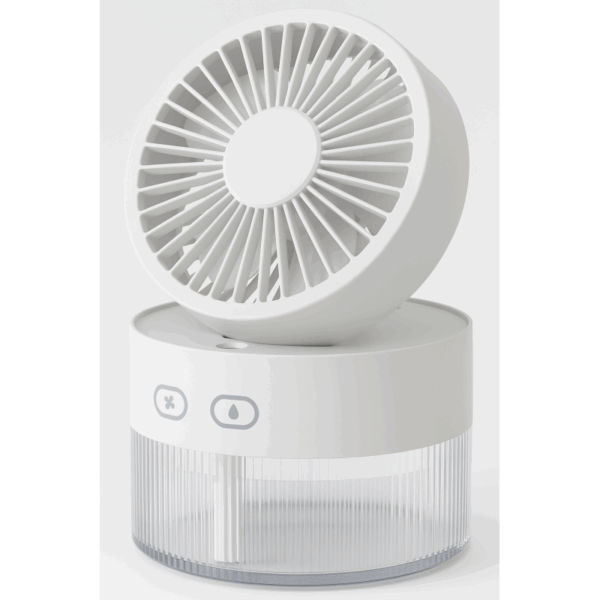Su Spreyli Katlanır Başlıklı USB Mini Fan