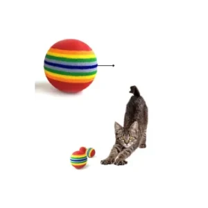 Alternative view of Sünger Kedi Köpek Çiğneme Ve Oyun Topu 4 Adet