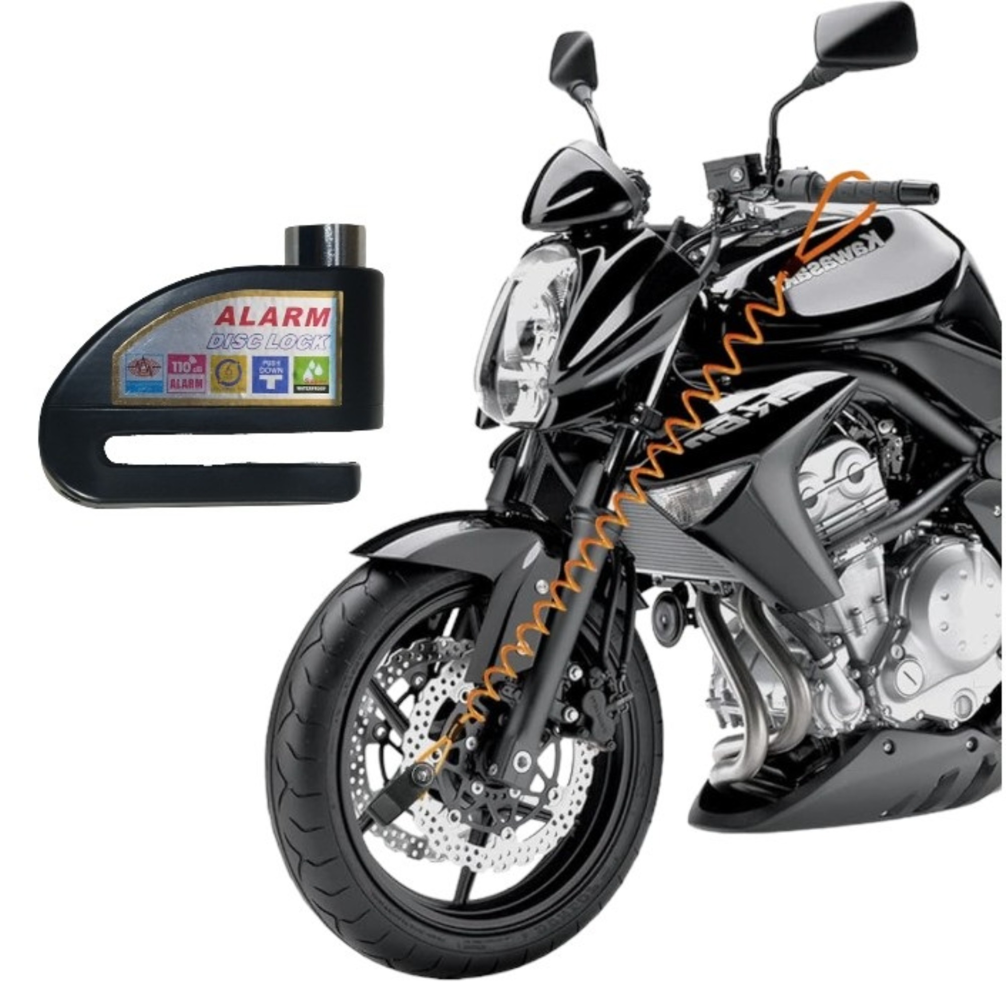 Yuma Alarmlı Motorbisiklet Kilidi - Görsel 2