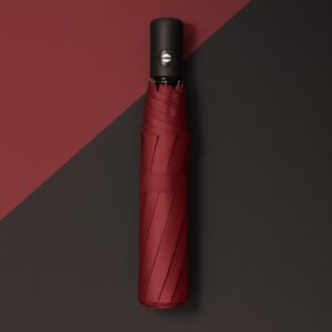 Bordo Kılıflı Otomatik Kompakt Şemsiye