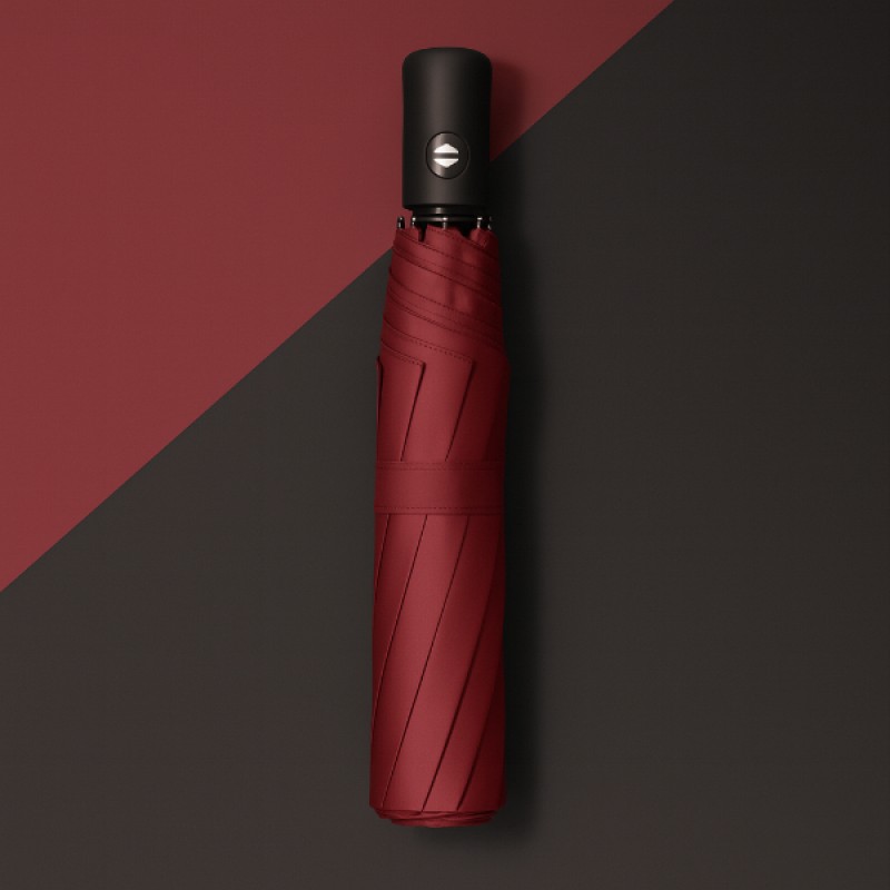 Bordo Kılıflı Otomatik Kompakt Şemsiye