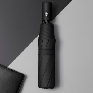 Siyah Kılıflı Otomatik Kompakt Şemsiye