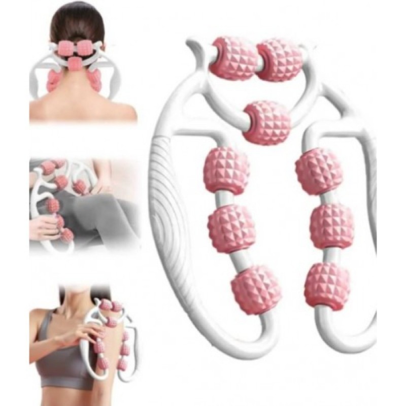 Selülit Masaj Aleti 9 Tekerlekli Lenf Drenaj Rulosu - Görsel 3