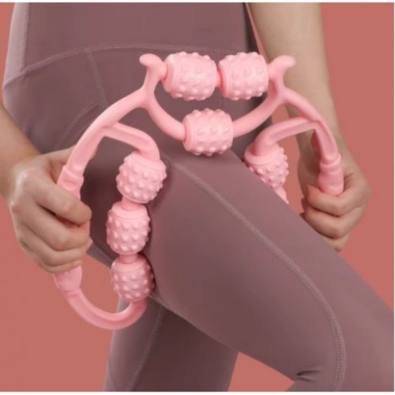 Selülit Masaj Aleti 9 Tekerlekli Lenf Drenaj Rulosu - Görsel 2