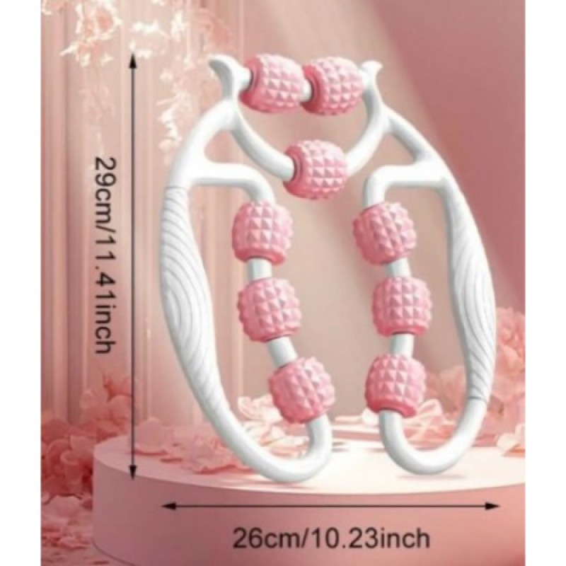 Selülit Masaj Aleti 9 Tekerlekli Lenf Drenaj Rulosu - Görsel 4