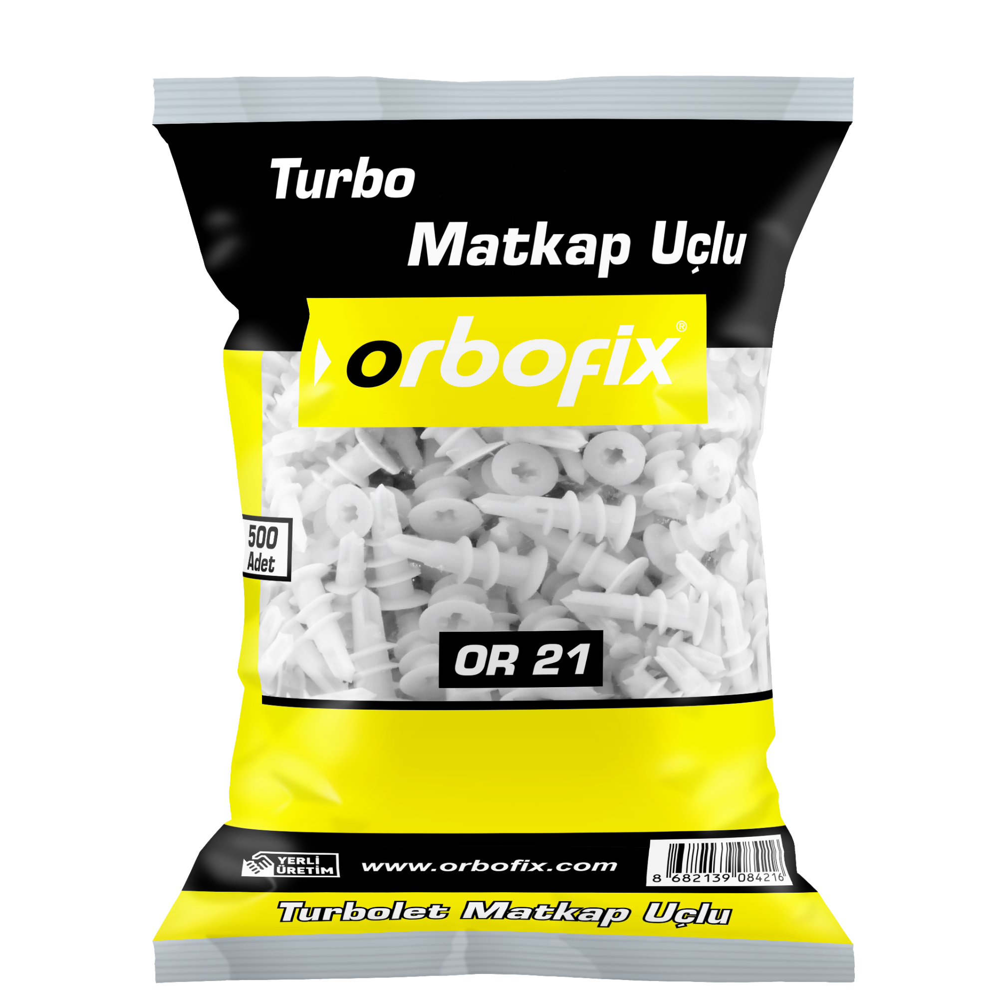 Burgulu Alçıpan Dubeli Plastik (turbolet) 500 Adet - Görsel 2